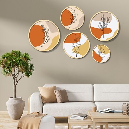 Wallity Dekorativna slika Yats-03, 43,5x43,5 cm, 5 dijelova Cijene