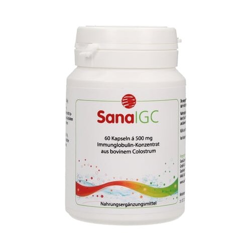 SanaCare SanaIGC imunoglobulini iz kolostruma - 60 kaps. Slike