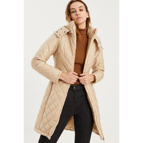Dewberry Z6654 WOMEN'S TOPPER-PLAIN BEIGE Cijene
