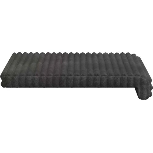  Jastučić za klupu 4 kom. Pli&amp;scaron;ani kord Tamnosiva Dubina 35 cm - Tamnosiva 4 Slike