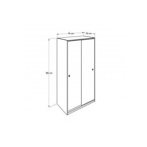 Hanah home SWD 402 BB 2 Garderoba Slike