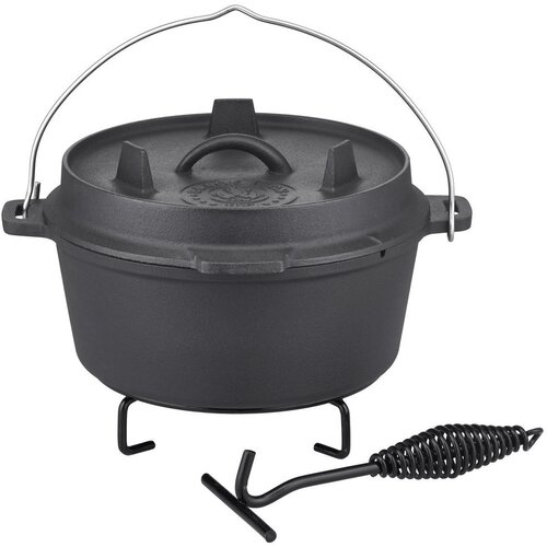 Gsw SET S POSODO "DUTCH OVEN" Black Iron BBQ Cene