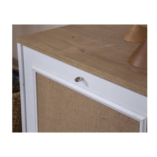 Hanah home TV nosač za komodicu, 55x180x41 cm, boja bijelog hrasta Slike
