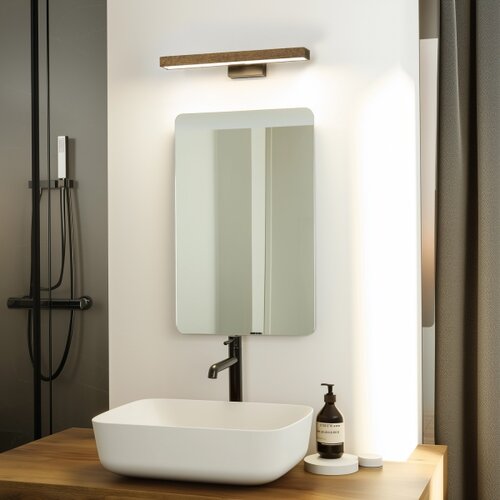  Brilagi-LED kupatilsko osvetljenje za ogledalo WOODY MIRROR LED/8W/230V IP44 hrast/crna Slike