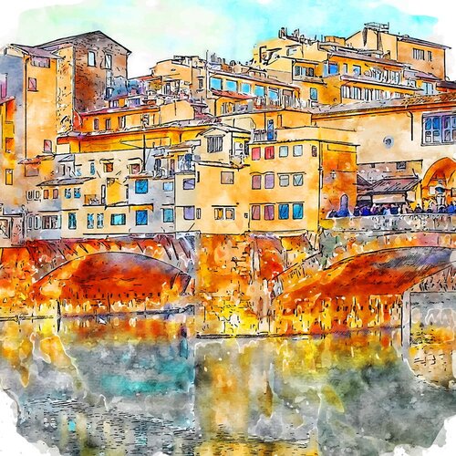 Fedkolor Slika 90x90 cm Florence – Cene