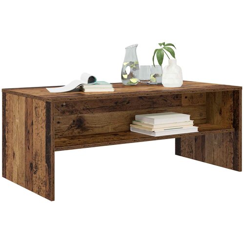  Kava Stol Staro drvo 100 x 50 x 40 cm Konstruirano drvo Slike