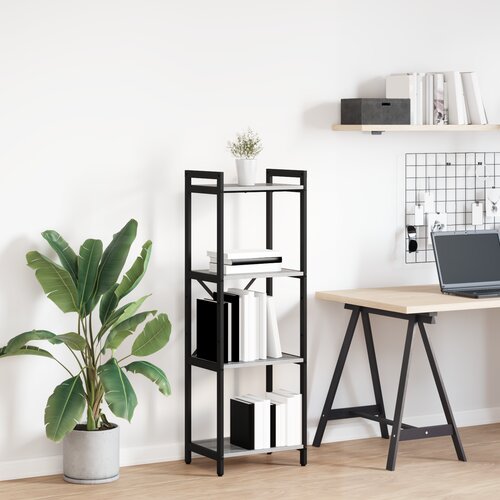 vidaXL Police za knjige Sivi hrast sonoma 40 x 30 x 118 cm Cene