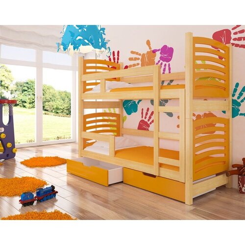 ADRK Furniture Krevet na kat Osuna 75x180 cm - borovina Slike