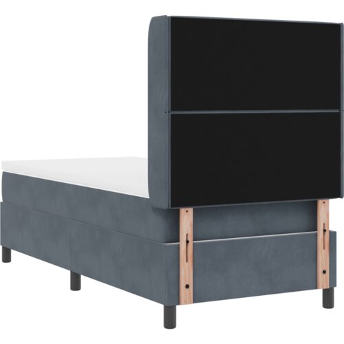 Box Spring Krevet s Madracem &amp;amp;amp LED Tamno Siva 90x190 cm Bar&amp;scaron;un Slike