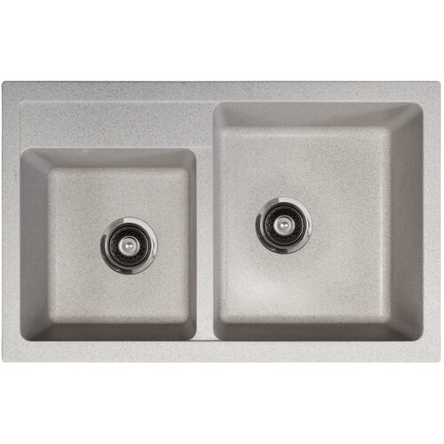 Metalac Inko metalac granitna usadna sudopera xquadro plus 2D bež 780x500 Ø90 Cene