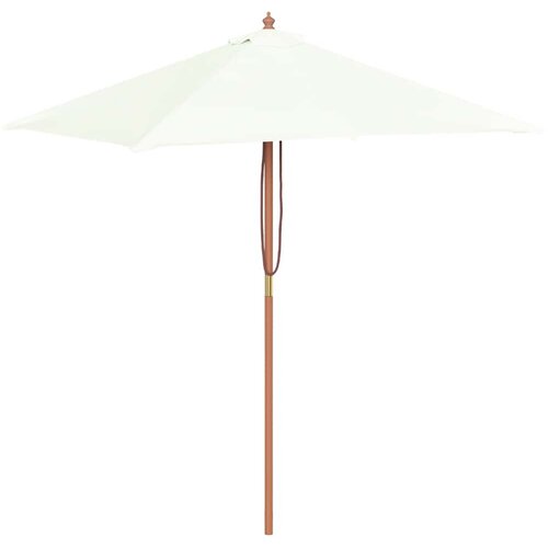  suncobran s drvenim stupom 150 x 200 cm boja pijeska Slike