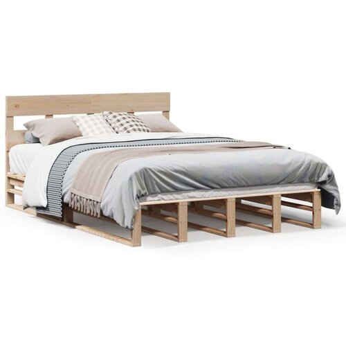 VidaXL Okvir kreveta bez madraca 150 x 200 cm od masivne borovine Slike