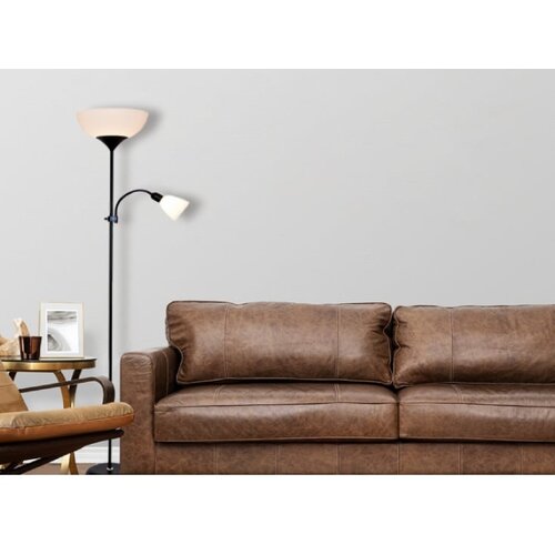 Bb Link Vesta 653 Podna lampa 1xE27+1xE14 Braon Slike