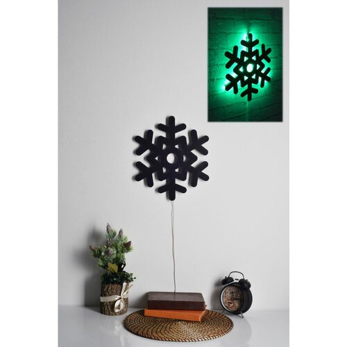 Wallity LED dekoracija Snowflake 2 Green Slike