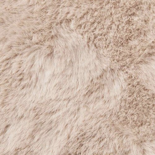  Faux Rabbit Fur Rug Olite Sivo-smeđa 100 x 200 cm Poliester Slike