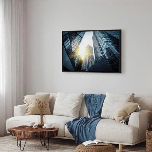  Slika - In a Big City (1 Part) Wide - Third Variant 90x60 U crnom drvenom okviru Slike
