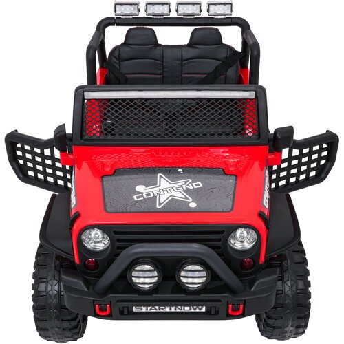  Auto na akumulator Jeep BEAST 4x4 - crveni Slike