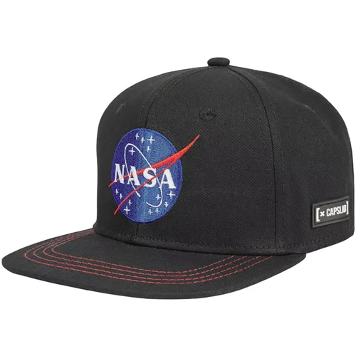 Capslab Space Mission NASA Snapback Cap Crna