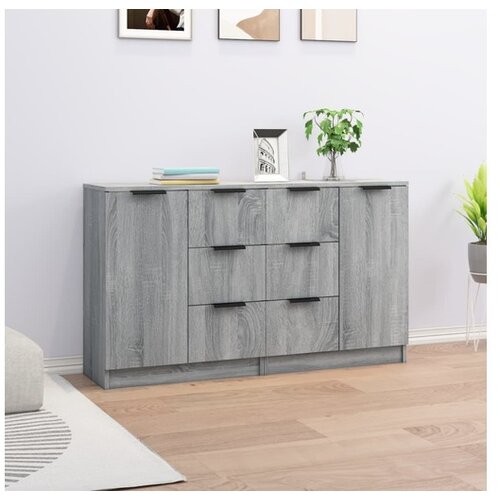  Komode 2 kom boja hrasta sonome 60x30x70 cm konstruirano drvo Cijene