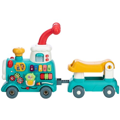 Free 2 Move guralica čarobni vlak 5u1 zeleni Slike