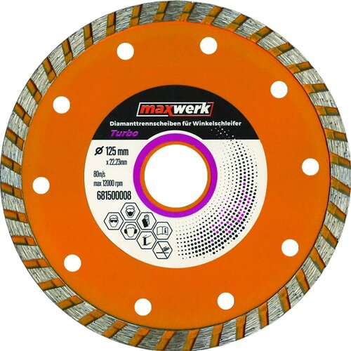 Maxwerk Rezna ploča dijamantska turbo 115mm Slike