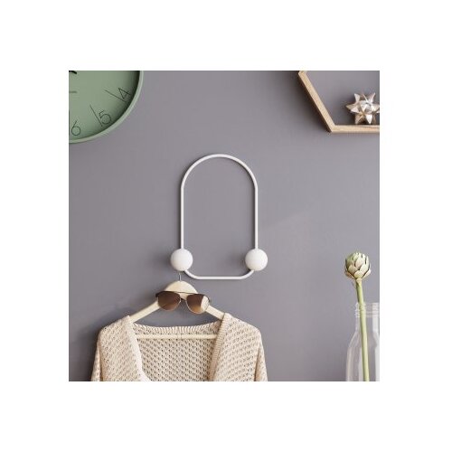 Wallxpert metalna zidna kuka bele boje frog b Slike