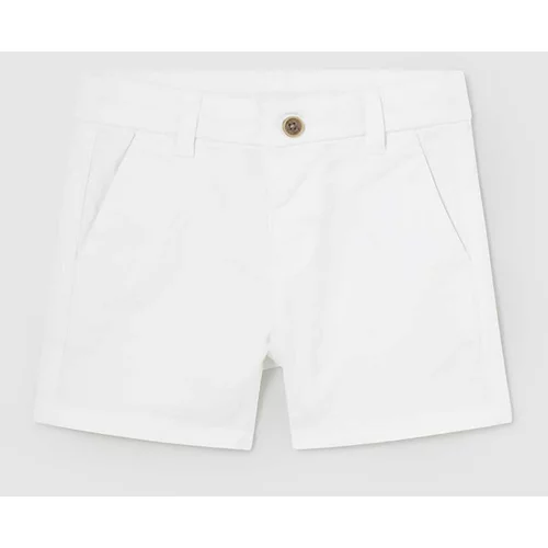 Mayoral Kratke hlače za dojenčka bela barva