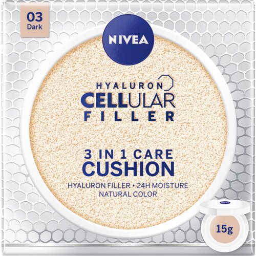 Nivea hyaluron Cellular Filler 3u1 Cushion za negu lica – dark 15ml Slike