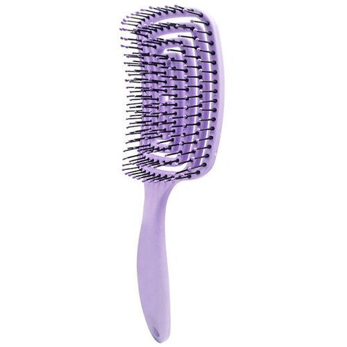 INF Ergonomska ukrivljena krtača z zračnikom za masažo lasi&amp;scaron;ča Purple, (5000160070) Slike