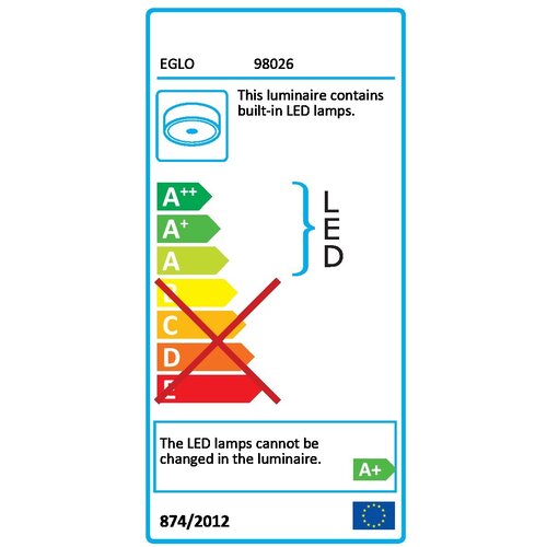 Eglo Salobrena-a panel led, 30w, 1195x100, sa daljinskim dimabilna, alu/bijela Cijene