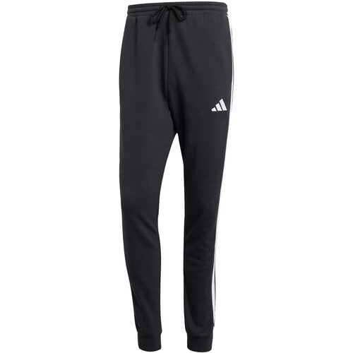 Adidas Mu&amp;scaron;ki donji deo trenerke Essential 3-Stripes French Terry Pants, Crni Slike