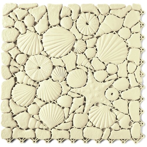 AQUA Neklizajuće antibakterijske obloge Marine, Oko bazena i za vlažne zone, Boja slonovače, 1,38 m&sup2; Cene