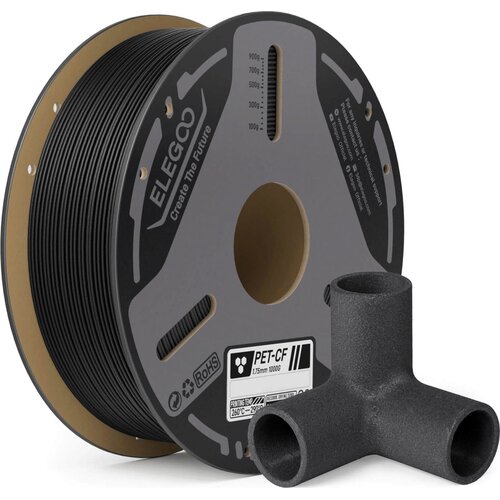 Elegoo PET-CF Carbon Fiber Black - 1,75 mm / 1000 g Slike