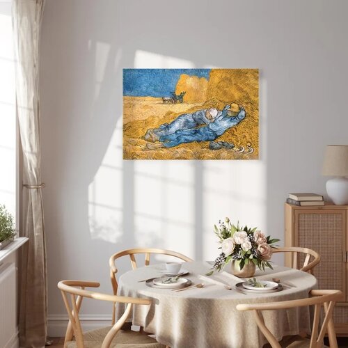  Slika - Vincent van Gogh &amp;ndash; Noon: Rest from Work 90x60 Standard Slike