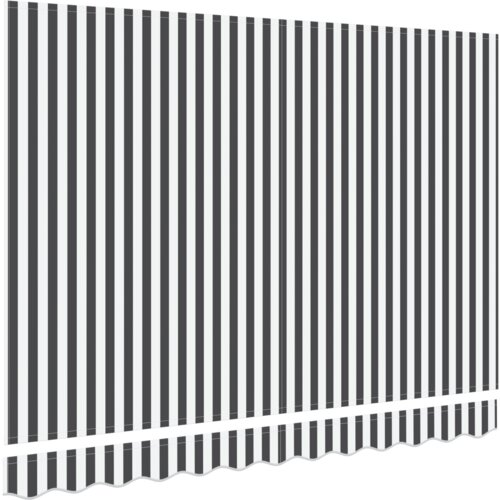  Zamjenska tkanina tende za okvir 3.5x2 m antracit i bijela Slike