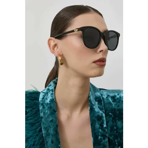 Gucci Sončna očala GG1180SK ženska, črna barva