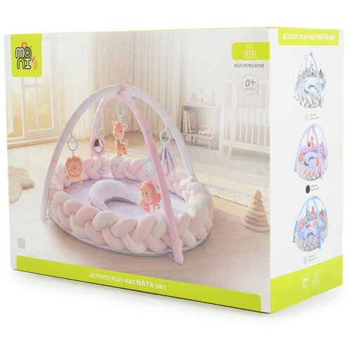 Moni Toys Naya edukativna igraonica za bebe, siva Slike