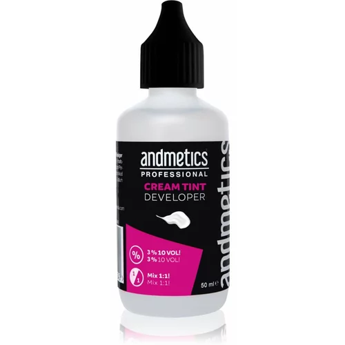 Andmetics Professional Cream Tint Developer kremasta aktivacijska emulzija 3 % 10 vol. 50 ml