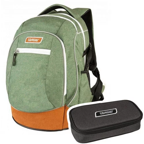 Target AIR PACK SWITCH Green Melange 26285 - anatomski šolski nahrbtnik, šolska torba