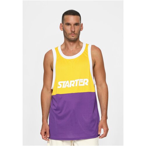Starter Black Label Men's tank top Split Mesh yellow/purple Cene