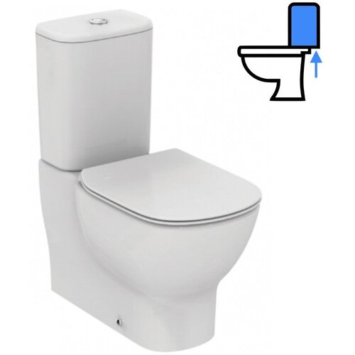 Ideal Standard SIKOSIST0082 Tesi AQUABLADE talna brezrobna WC školjka monoblok z WC desko s počasnim zapiranjem Cene