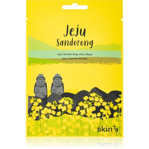 Skin79 Jeju Sandorong Jeju Canola Honey negovalna maska iz platna za obnovo povr&amp;scaron;ine kože 33 g Slike