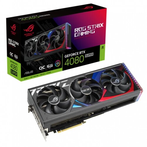 SVGA PCIE ASUS ROG-STRIX-RTX4080S-O16G-GAMING 16GB GDDR6X 256bit Slike