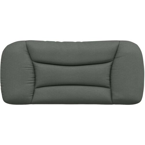 vidaXL Vzglavna stranica temno siva 80 cm blago Cene