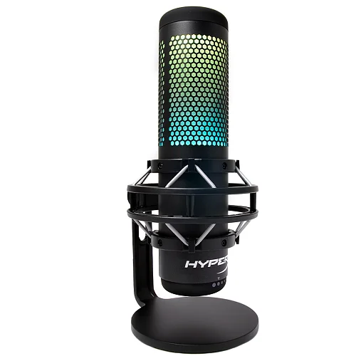 Hyperx QuadCast SUSB Microphone (Black-Grey)RGB Lighting