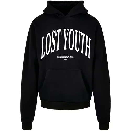 Lost Youth Sweater majica 'Classic V.1' crna / bijela