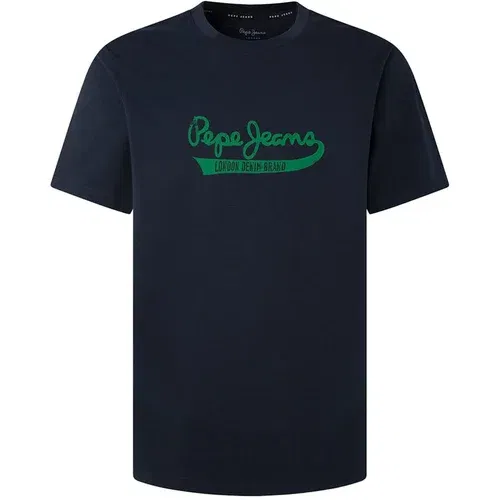 PepeJeans Majica 'CLAUDE' mornarska / temno zelena