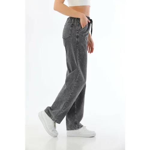 BİKELİFE Jeans - Gray - Wide leg