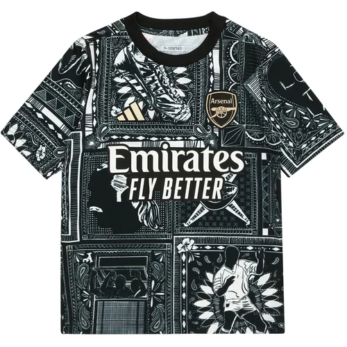 Adidas Tehnička sportska majica 'FC Arsenal' bež / tamno bež / crna / bijela