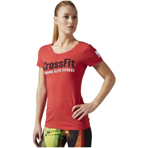 Reebok Majice s kratkimi rokavi AY1009 Rdeča Slike